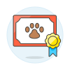 Pet Certificate 2 Illustration from UX Colors Set