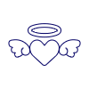 Angelic Heart illustration - Free transparent PNG, SVG. No sign up needed.
