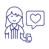 Firting Happy Message 4 Illustration from UX Line Set
