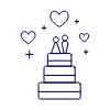 Wedding Cake illustration - Free transparent PNG, SVG. No sign up needed.