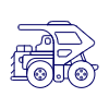 Haul Truck 2 Illustration from UX Line Set | Free Download as SVG Vector and Transparent PNG | Streamline illustrations