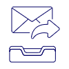 Email Forward 2 Illustration from UX Line Set