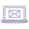 Email Laptop Illustration from UX Line Set