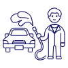 Car Cleaning Service 1 Illustration from UX Line Set