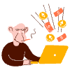 Ape Apeing Illustration from Manchester Set