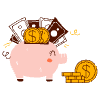 Saving Money illustration - Free transparent PNG, SVG. No sign up needed.