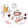 Astronaut 2 Illustration from Manchester Set