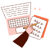 Content Creation Writing illustration - Free transparent PNG, SVG. No sign up needed.