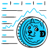 Dogecoin illustration - Free transparent PNG, SVG. No sign up needed.
