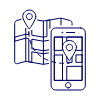 Gps Direction Illustration from UX Line Set