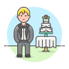 Groom Wedding 1 Illustration from UX Colors Set