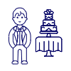 Groom Wedding 1 Illustration from UX Line Set