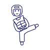 Sport Taekwondo 7 illustration - Free transparent PNG, SVG. No sign up needed.