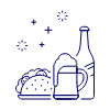 Taco And Beer illustration - Free transparent PNG, SVG. No sign up needed.