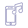 Audio Player Illustration from UX Line Set