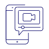 Video Player Illustration from UX Line Set