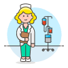 Nurse Care 2 illustration - Free transparent PNG, SVG. No sign up needed.