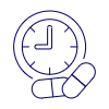 Schedule Medicine 2 Illustration from UX Line Set