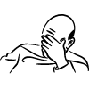 Picard Facepalm Hand Drawn element - Free transparent PNG, SVG. No sign up needed.