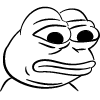 Sad Pepe Frog Hand Drawn element - Free transparent PNG, SVG. No sign up needed.