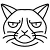 Grumpy Cat element - Free transparent PNG, SVG. No sign up needed.