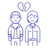 Gay Breakup 4 Illustration from UX Line Set