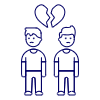Gay Breakup 7 Illustration from UX Line Set