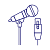 Microphone 20 Illustration from UX Line Set