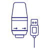 Microphone 24 Illustration from UX Line Set
