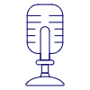 Microphone 3 Illustration from UX Line Set