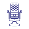 Microphone 4 Illustration from UX Line Set