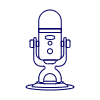 Microphone 5 Illustration from UX Line Set