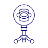 Microphone 6 Illustration from UX Line Set