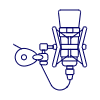 Microphone 7 Illustration from UX Line Set