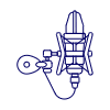 Microphone 8 Illustration from UX Line Set
