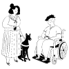 Disabled Inclusive Minorities illustration - Free transparent PNG, SVG. No sign up needed.