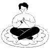 Meditation Yaga 1 illustration - Free transparent PNG, SVG. No sign up needed.