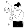 Receivea Notification Illustration from Milano Set