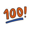 100 Element from Fun Stickers Set