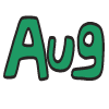 August Element from Fun Stickers Set