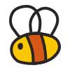 Bee element - Free transparent PNG, SVG. No sign up needed.