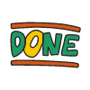 Done 2 Element from Fun Stickers Set