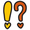 Exclamation Element from Fun Stickers Set