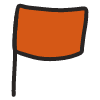 Flag 1 Element from Fun Stickers Set