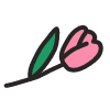 Flower 4 Element from Fun Stickers Set