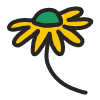 Flower 5 Element from Fun Stickers Set