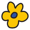 Flower 6 Element from Fun Stickers Set