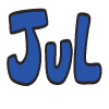 July Element from Fun Stickers Set
