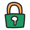 Lock Element from Fun Stickers Set