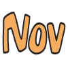 November Element from Fun Stickers Set